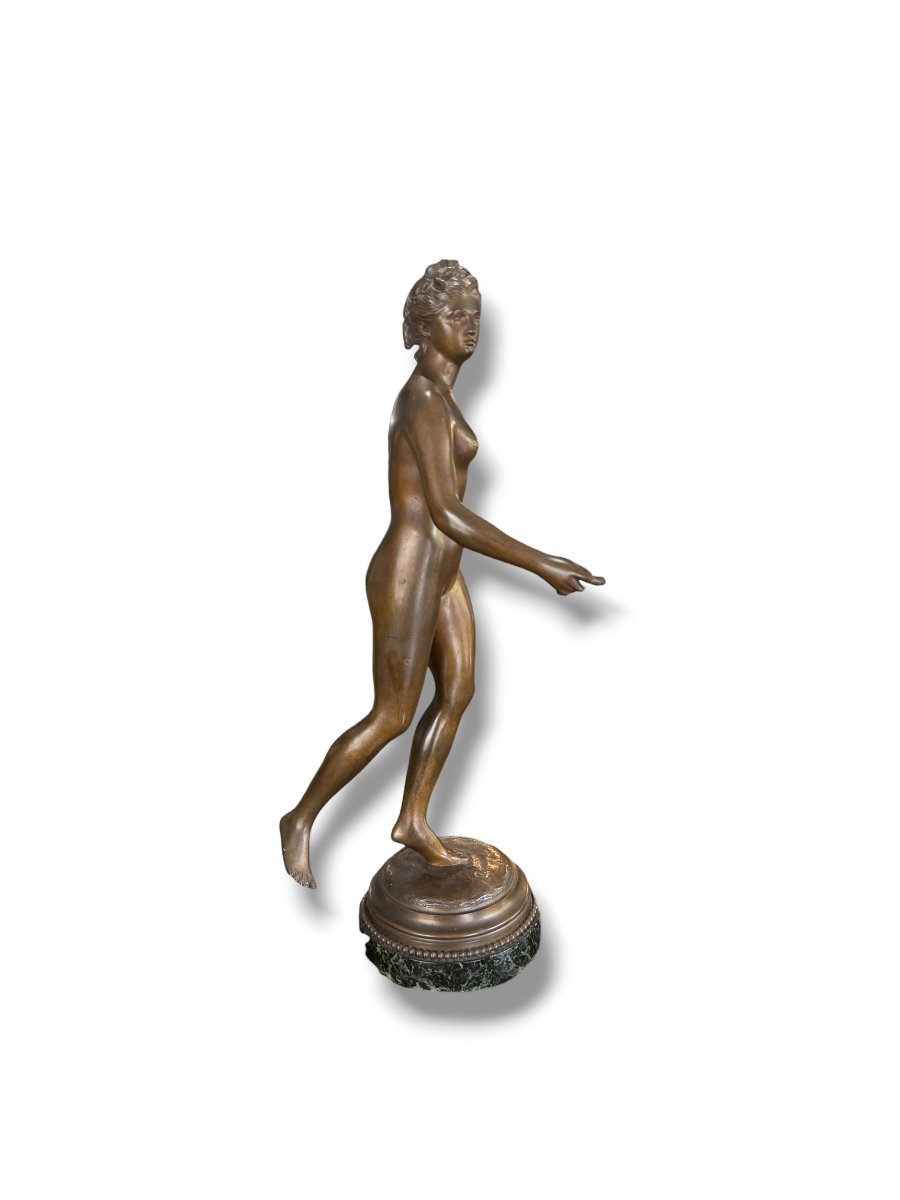 Grand bronze Diane chasseresse d'après Houdon-photo-1