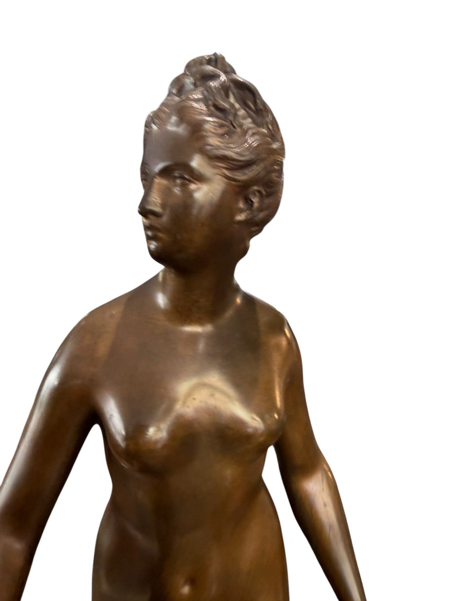 Grand bronze Diane chasseresse d'après Houdon-photo-2