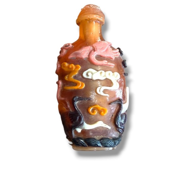 China Polychrome Snuff Box