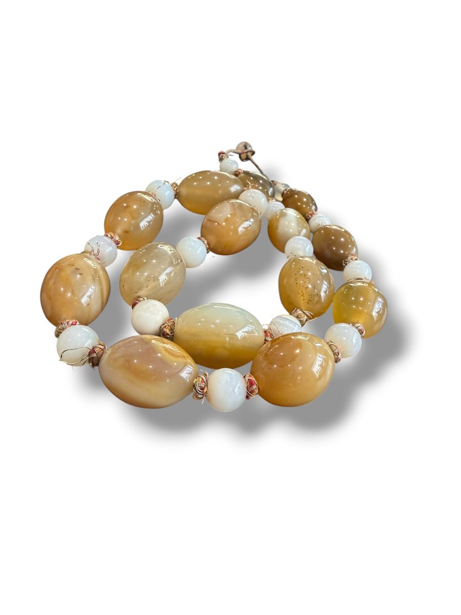 China Agate Chalcedony Necklace-photo-2
