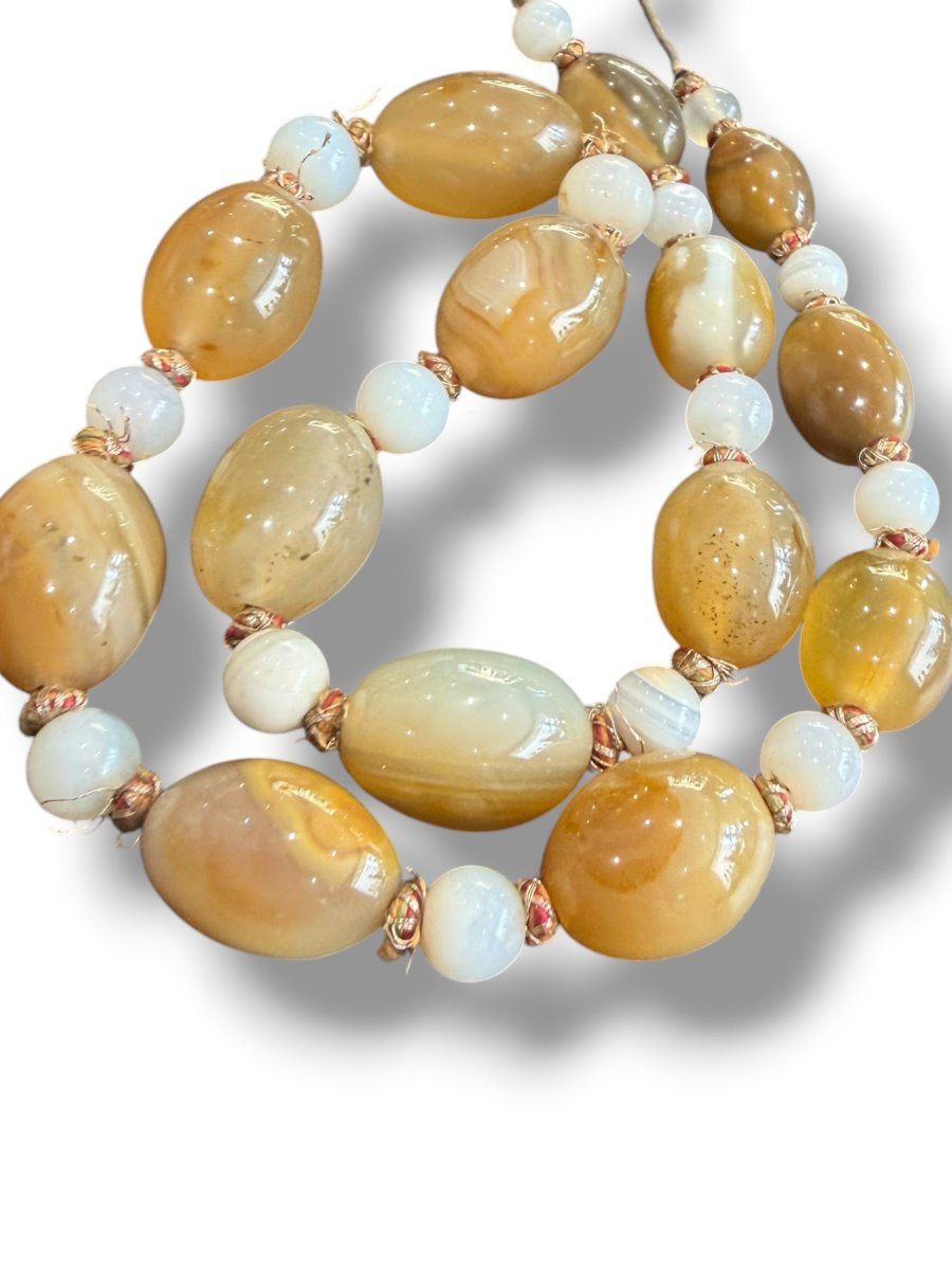 China Agate Chalcedony Necklace-photo-3