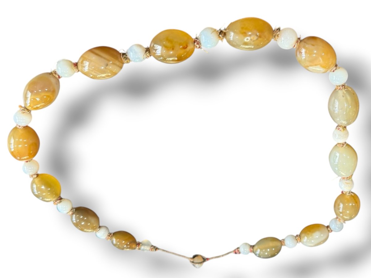 China Agate Chalcedony Necklace-photo-4