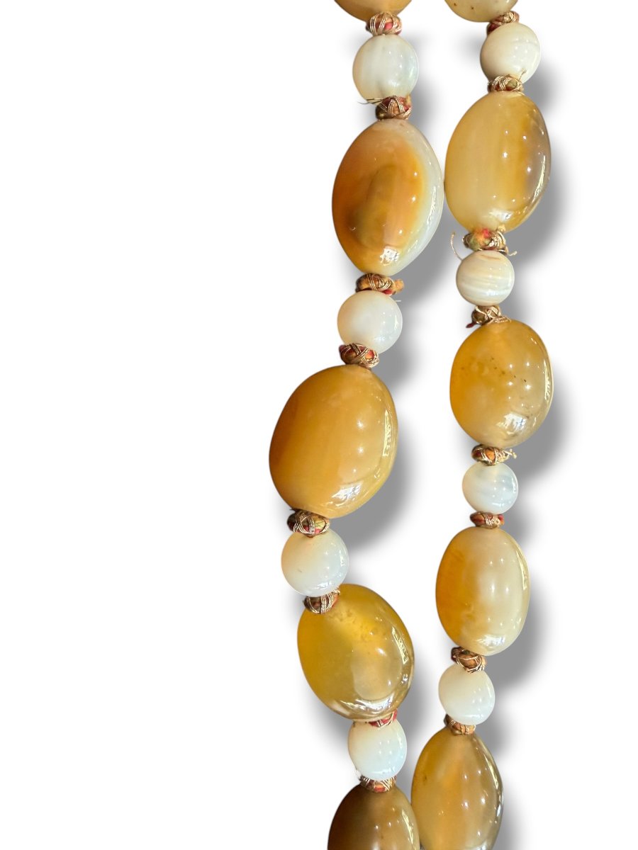 China Agate Chalcedony Necklace-photo-1