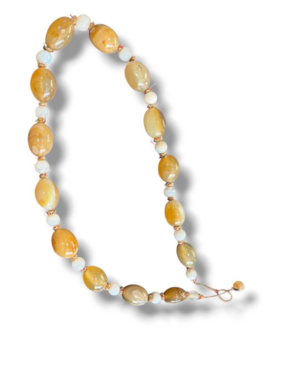 China Agate Chalcedony Necklace
