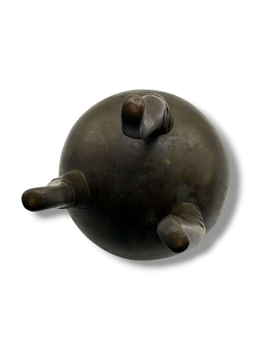 Bronze Perfume Burner China Early 19th Century-photo-2