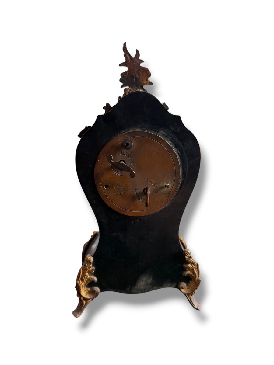 Napoleon III-style Boulle-style Pendulum Clock-photo-6