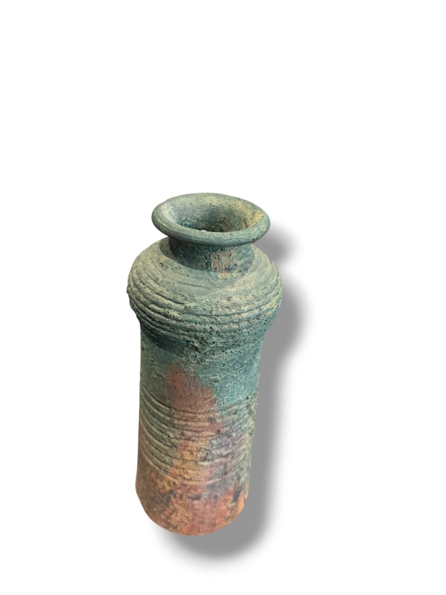 Vase couleur écume patine verte-photo-7