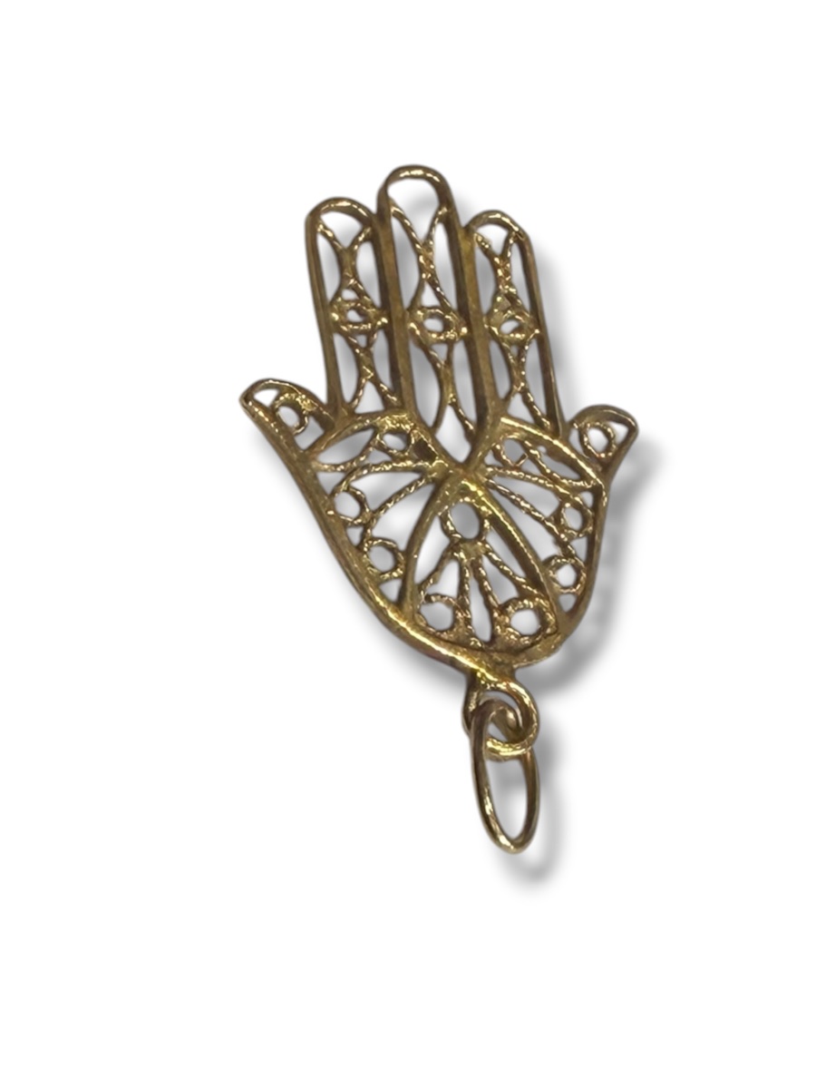 Gold Hand Of Fatma Pendant-photo-1