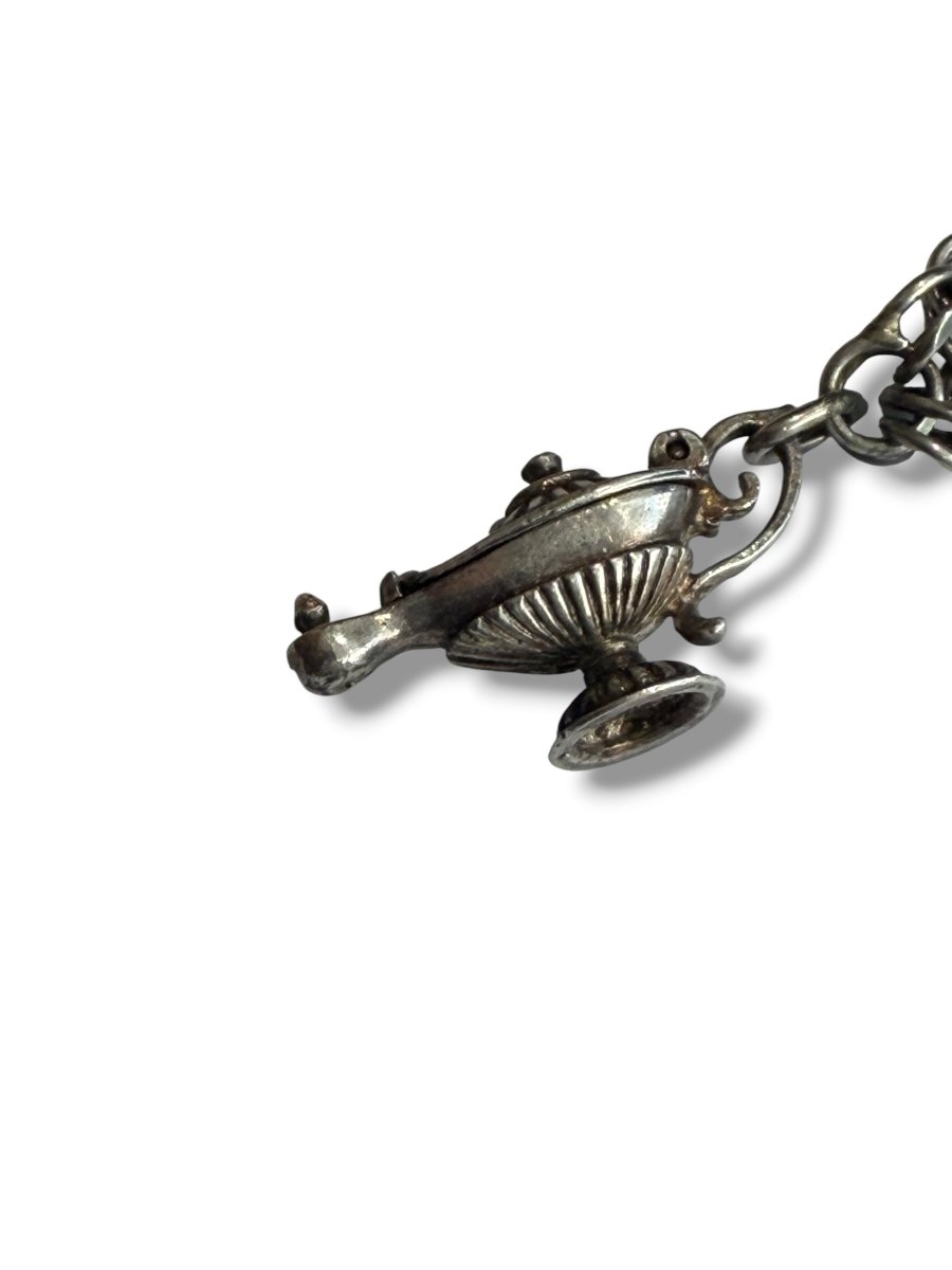 Bracelet Charms argent massif-photo-2