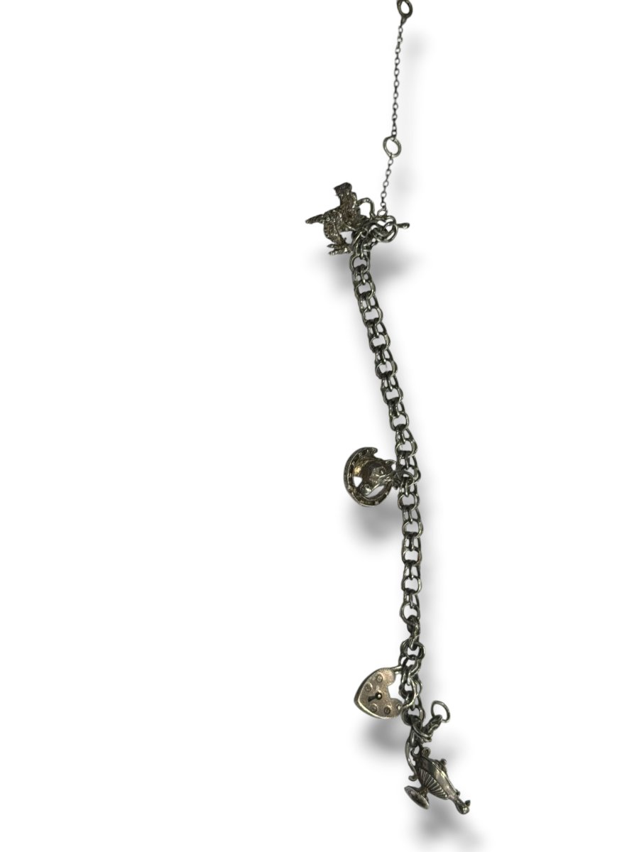 Bracelet Charms argent massif-photo-7