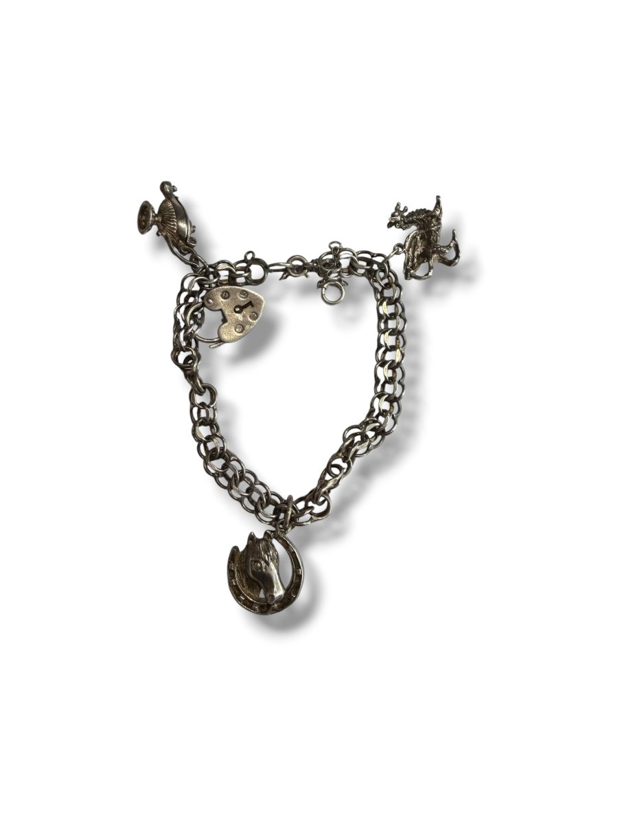 Bracelet Charms argent massif