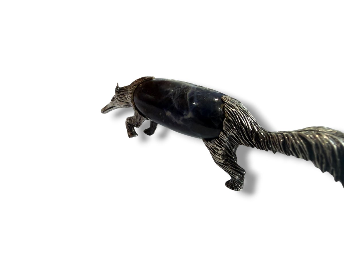 Silver And Lapis Lazuli Anteater-photo-4