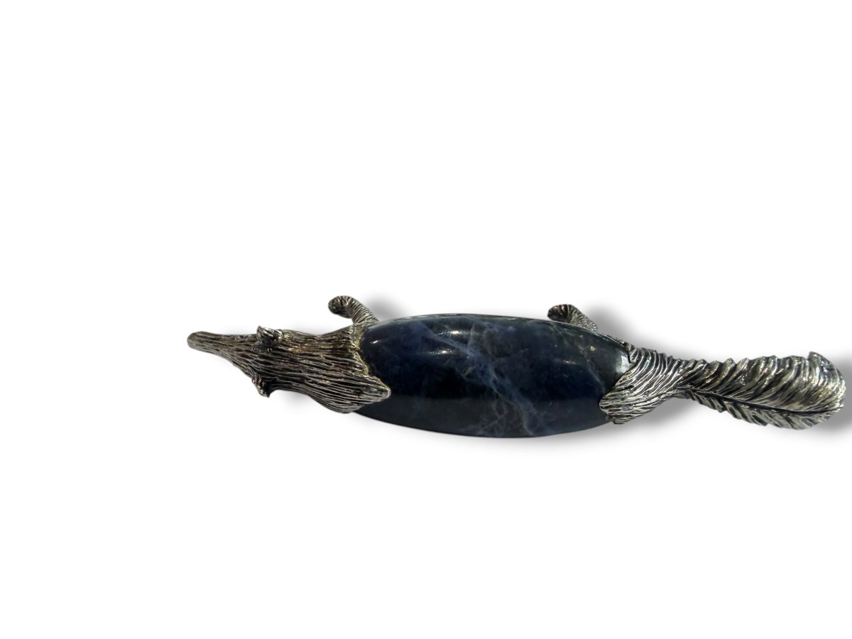 Silver And Lapis Lazuli Anteater-photo-5