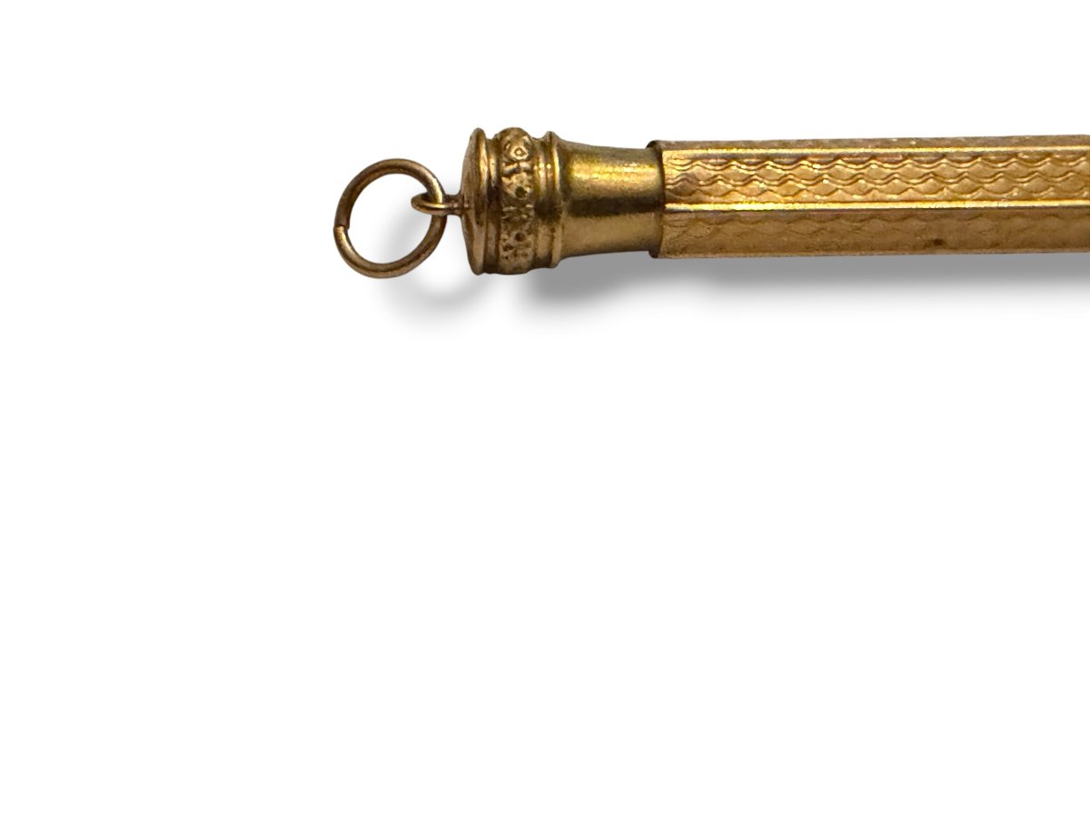Stylet porte-mine en or massif-photo-3