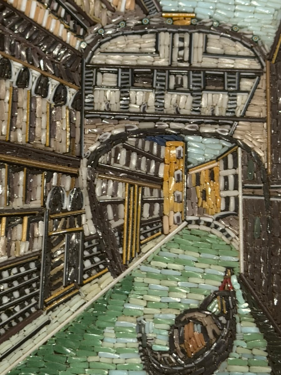 Micro-mosaic: The Bridge Of Sighs In Venice, Depicted In Micro-mosaic-photo-5