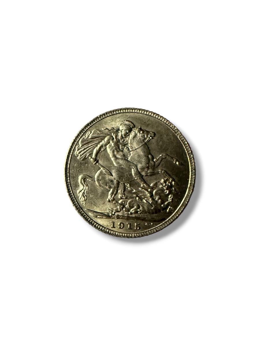 Souverain Georges V pièce en or 1915