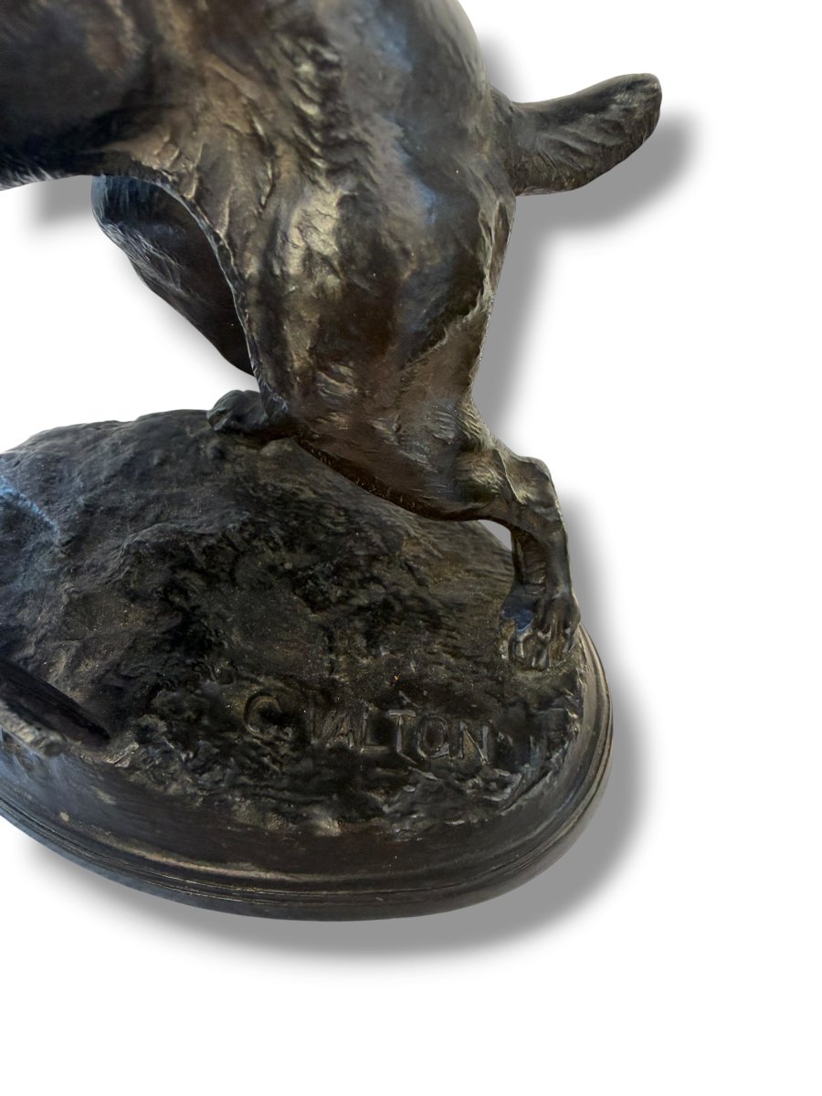 Watch Stand Featuring A Dog By Charles Valton-photo-2