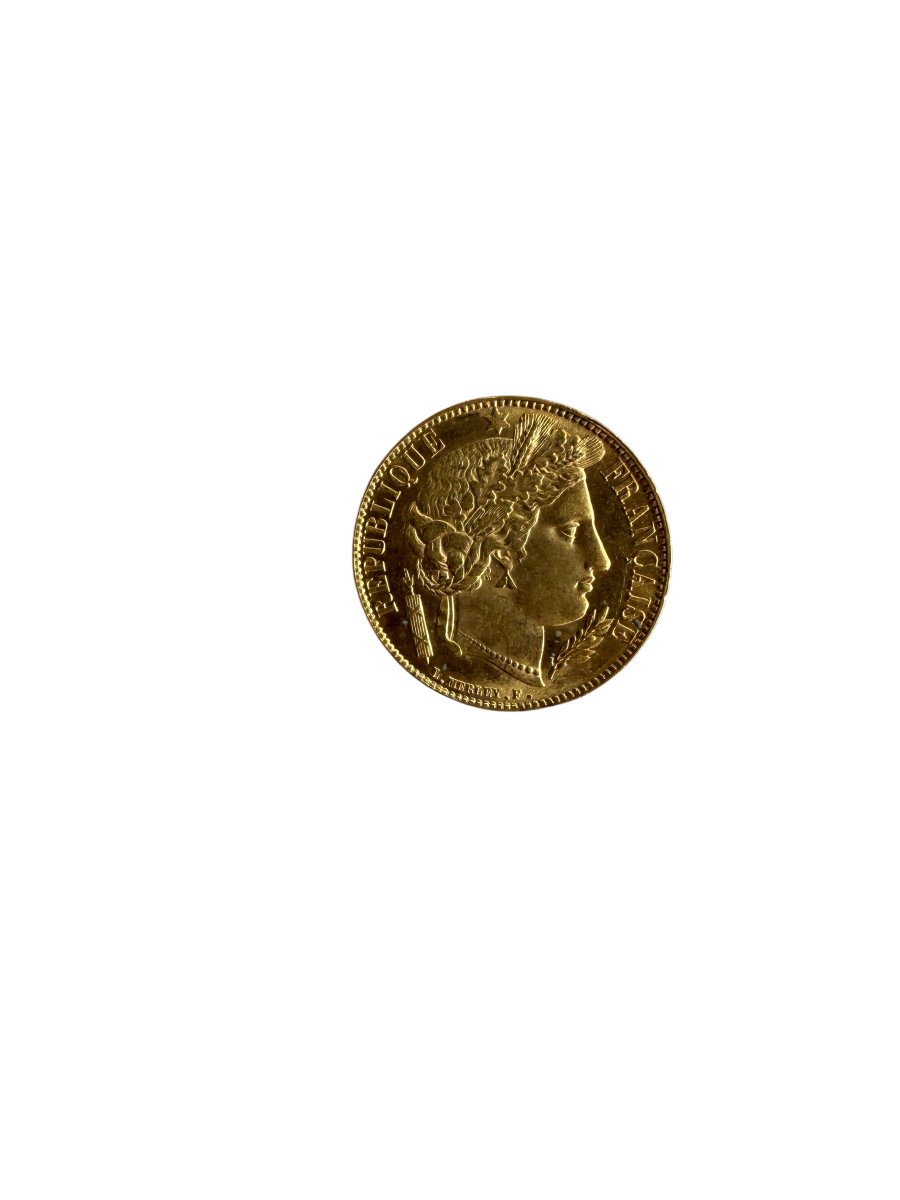 Pièce 20  Francs or Cérès 1850-photo-2