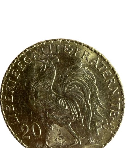 Pièce 20  Francs or Coq Marianne 1914-photo-4