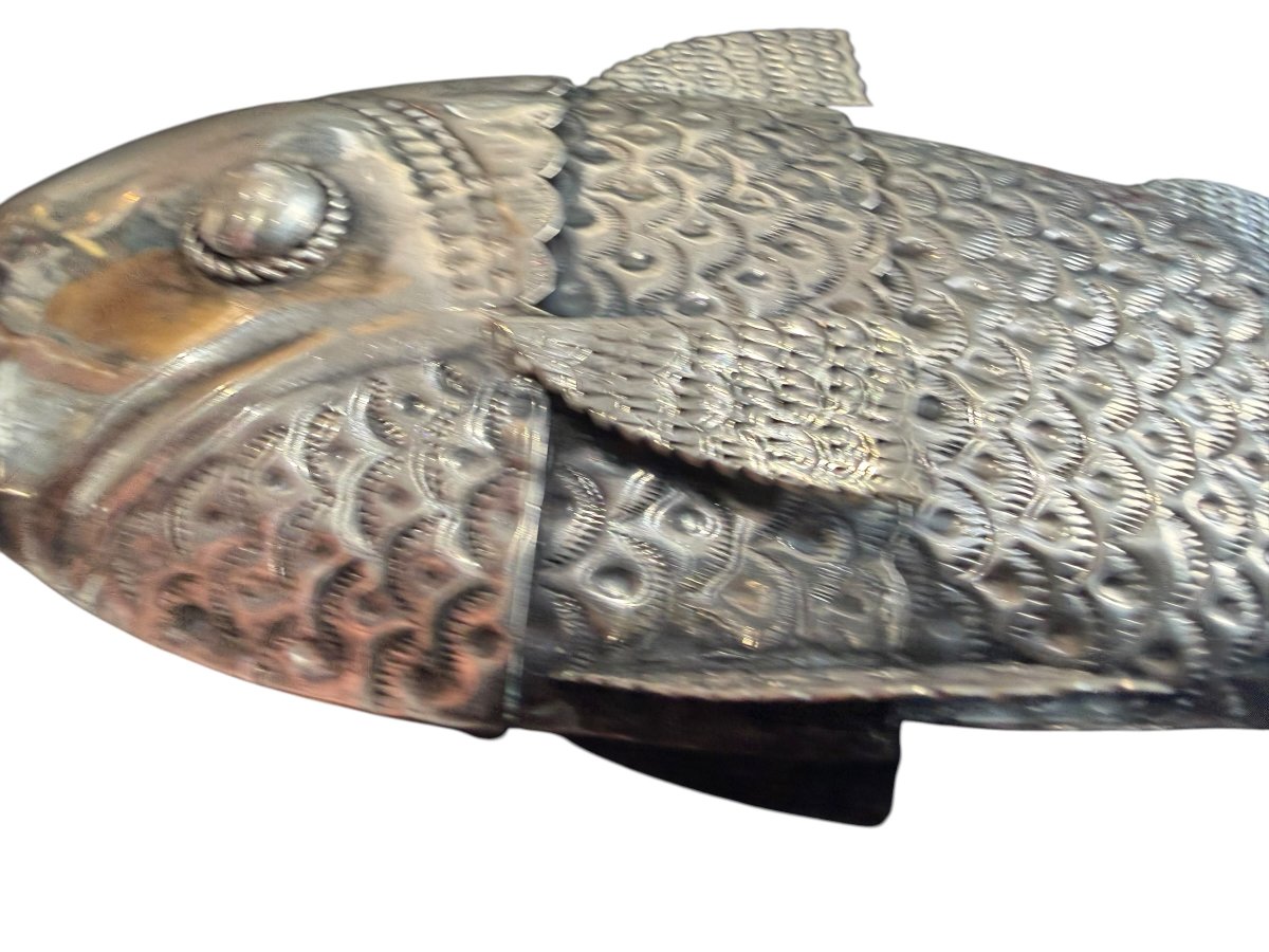 Poisson articulé en Argent massif-photo-4