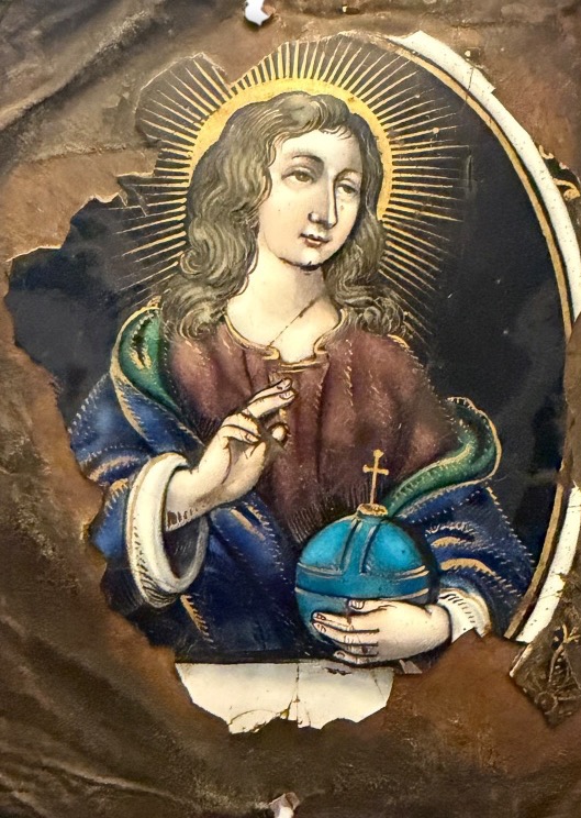 Sainte-Hélène Email XVII eme