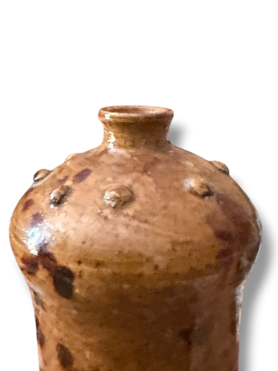 Primavera Glazed Ceramic Vase-photo-2