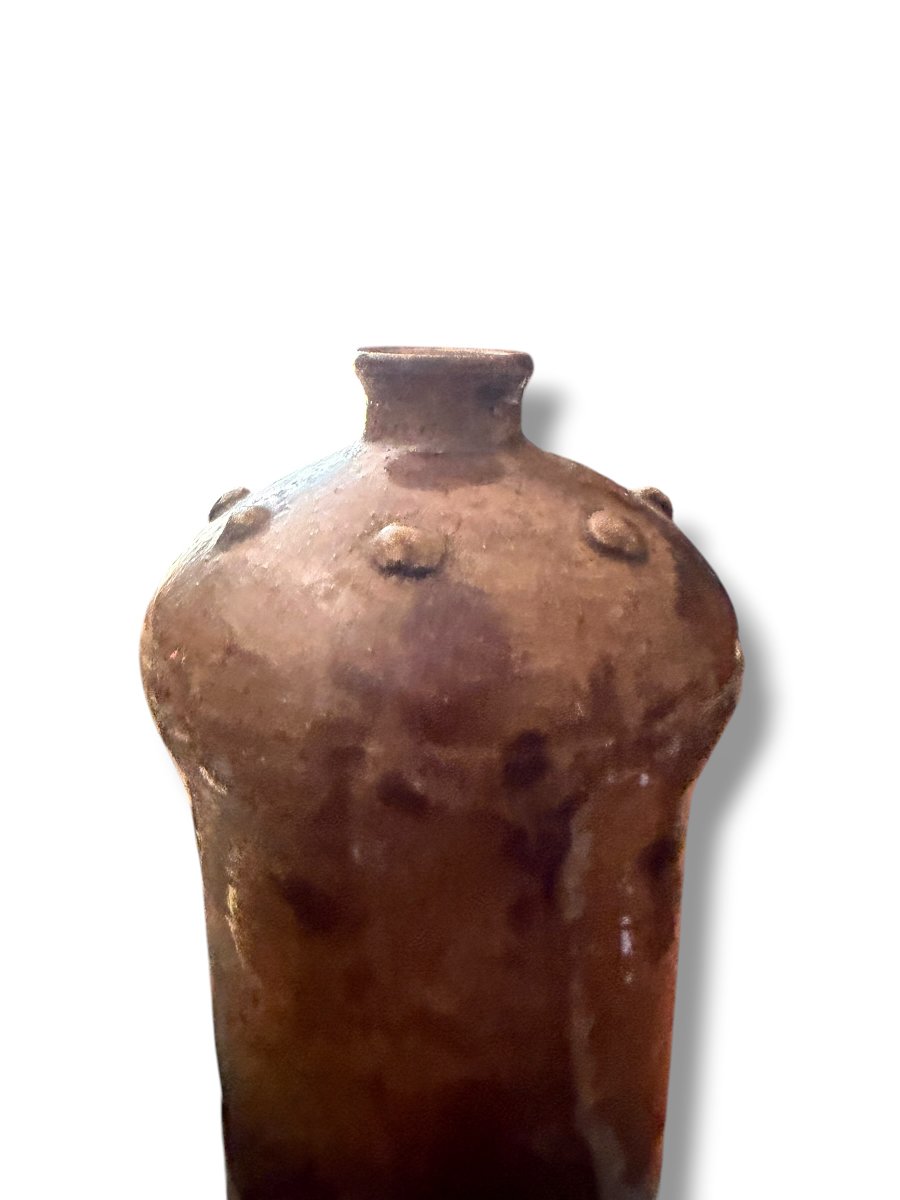 Primavera Glazed Ceramic Vase-photo-2