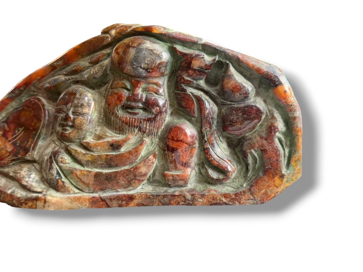 Chine Groupe en jade néphrite-photo-2