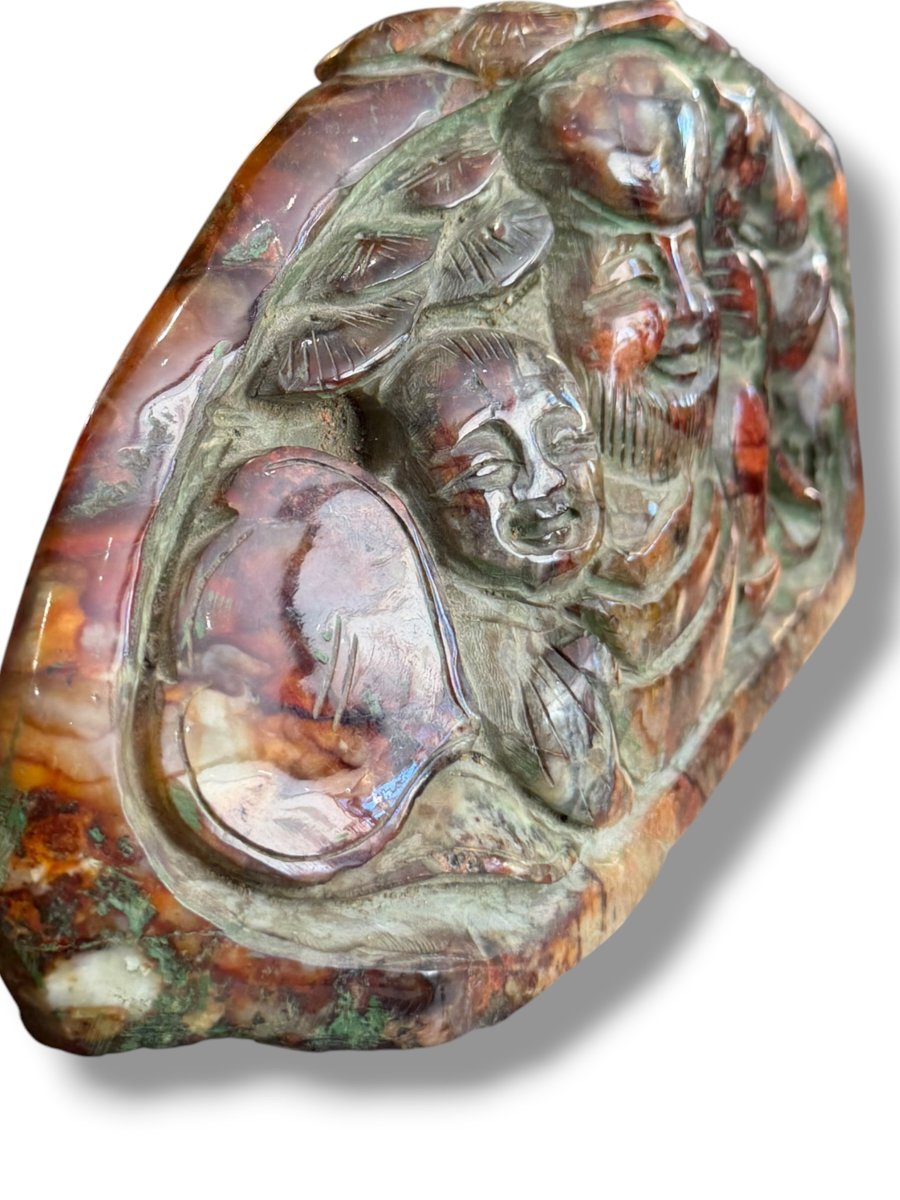 Chine Groupe en jade néphrite-photo-6
