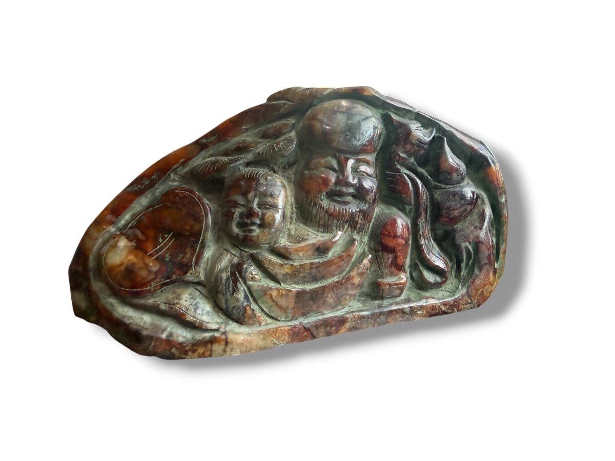 Chine Groupe en jade néphrite