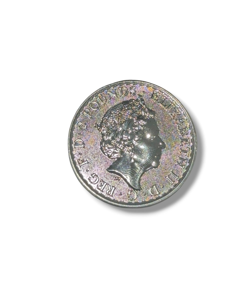 Set Of 25 Solid Silver 2-pound Elizabeth II Coins-photo-4