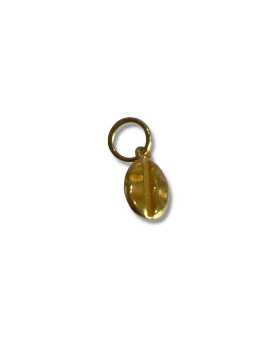 Coffee Bean Gold Pendant-photo-5