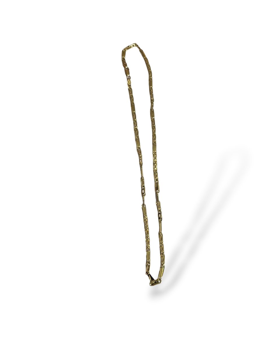 Importante chaine italienne or 18 carats-photo-2