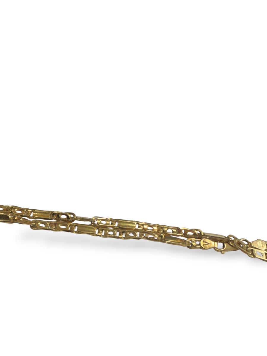 Importante chaine italienne or 18 carats-photo-3