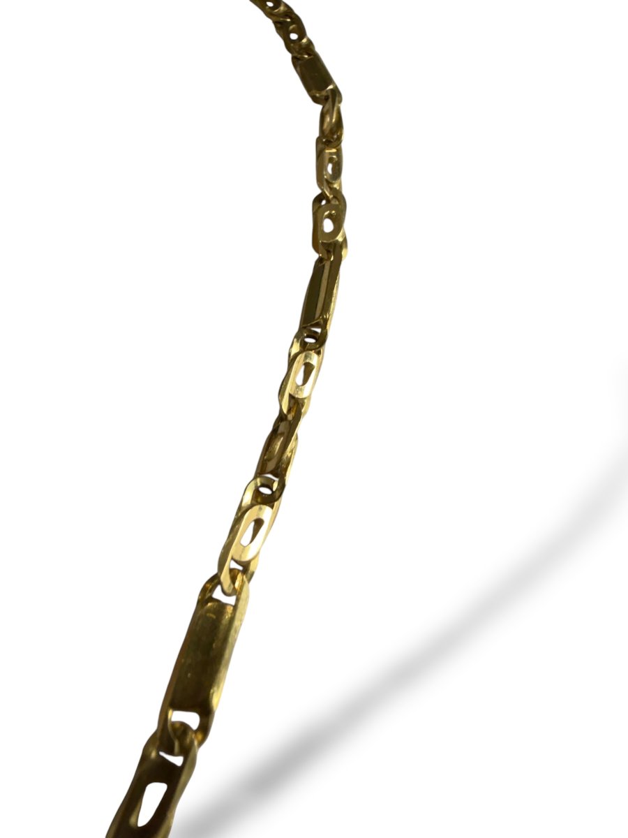 Importante chaine italienne or 18 carats-photo-1