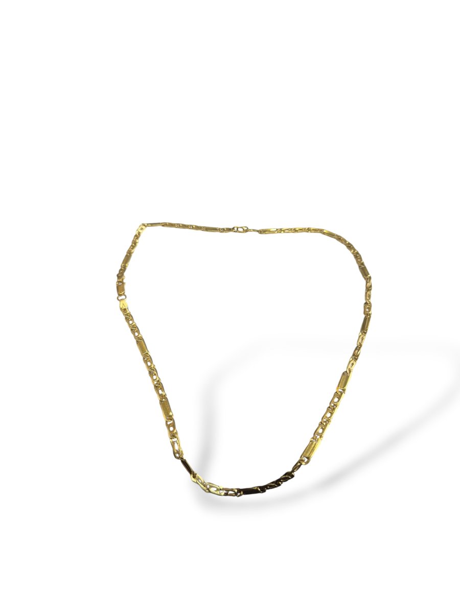 Importante chaine italienne or 18 carats-photo-2