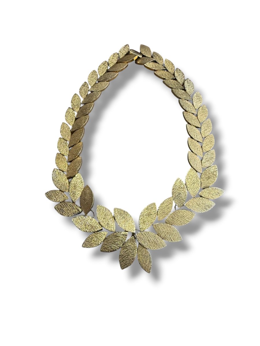 Collier feuille de laurier-photo-2