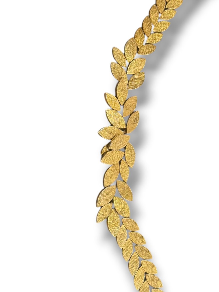 Collier feuille de laurier-photo-4