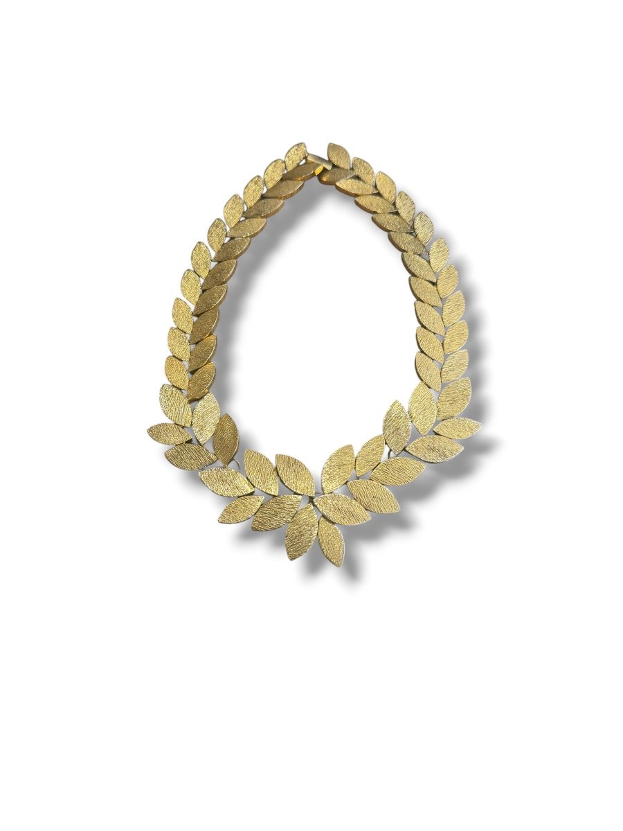 Collier feuille de laurier