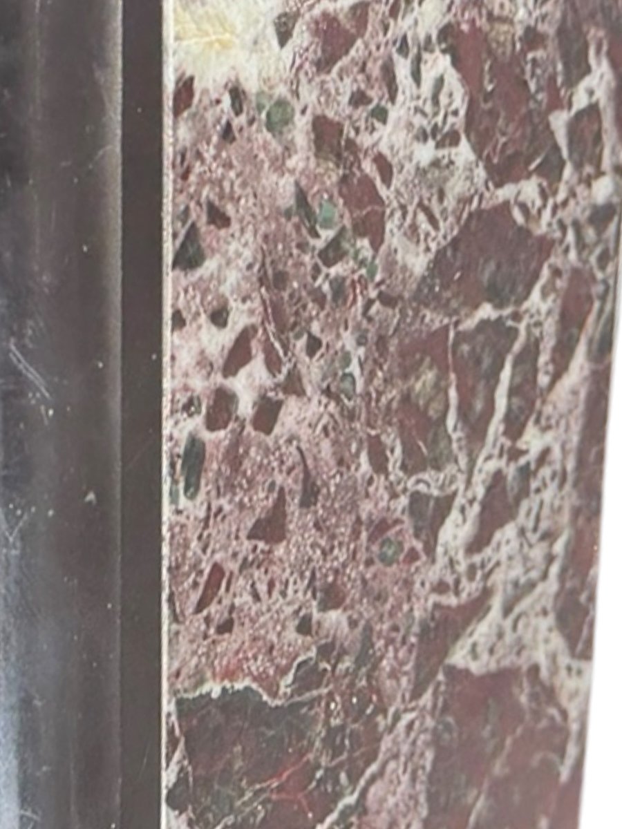 19th-century Italian Marble-bound Book From The Grand Tour-photo-2