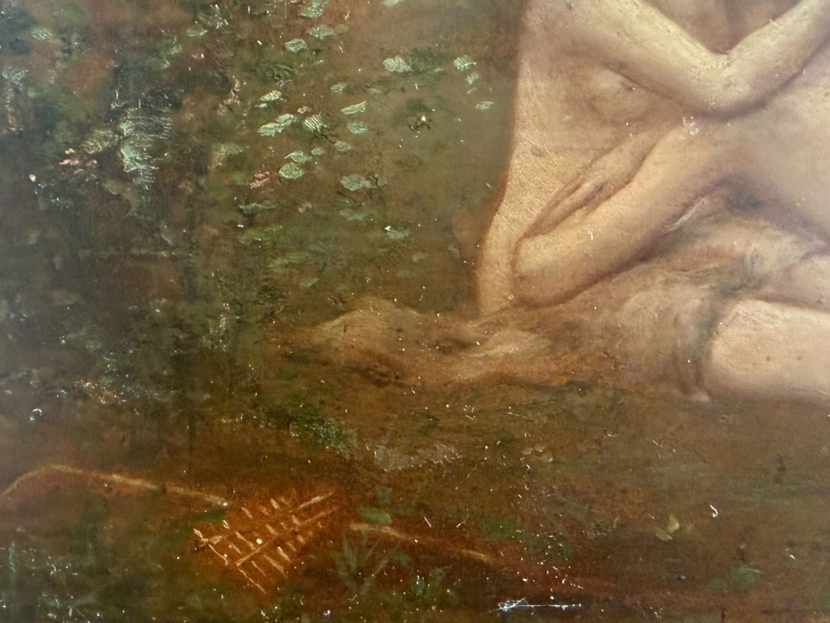 Lovers: Shepherd And Shepherdess, Oil On Panel, 19th Century, By Caillé After Collin-photo-3