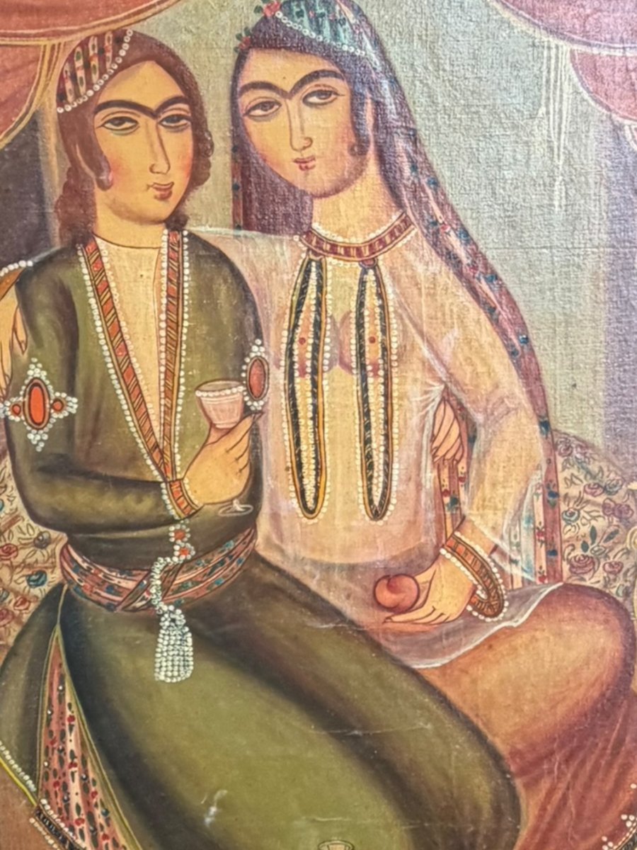 Persian School: Gallant Scene-photo-4