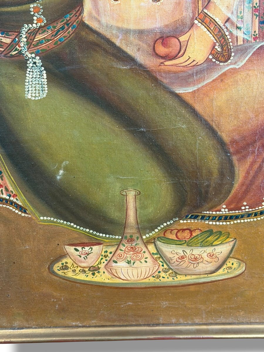 Persian School: Gallant Scene-photo-2