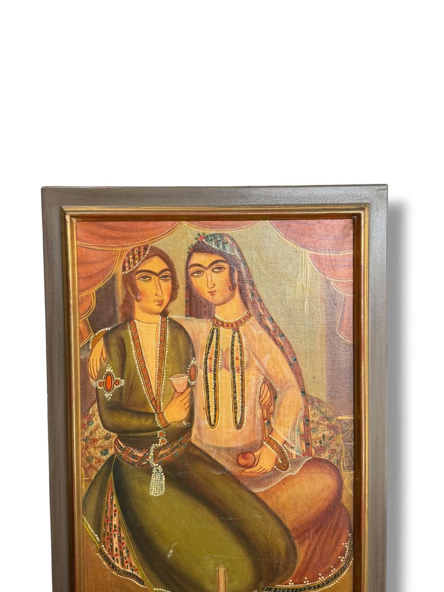 Persian School: Gallant Scene-photo-6
