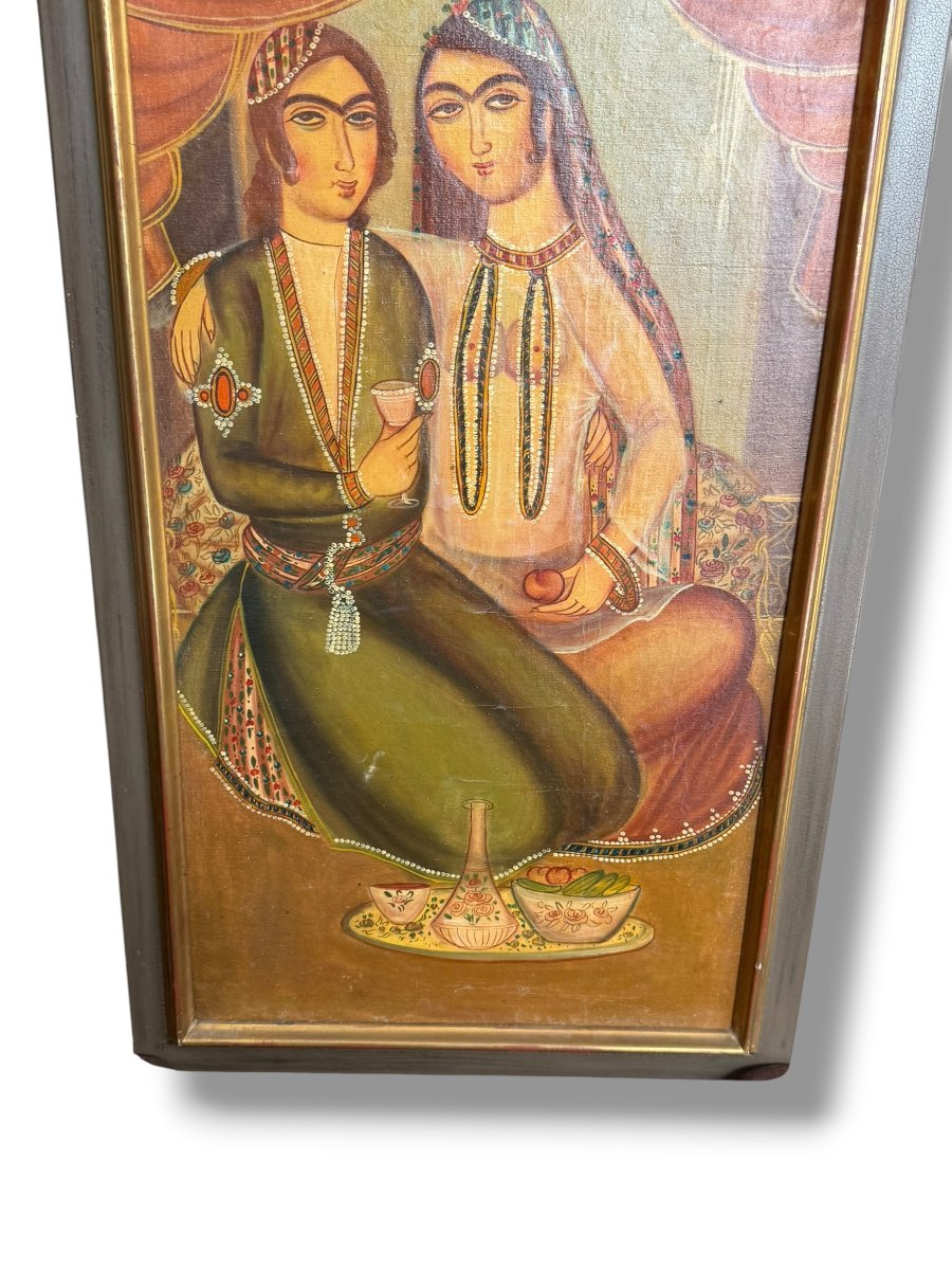 Persian School: Gallant Scene-photo-7