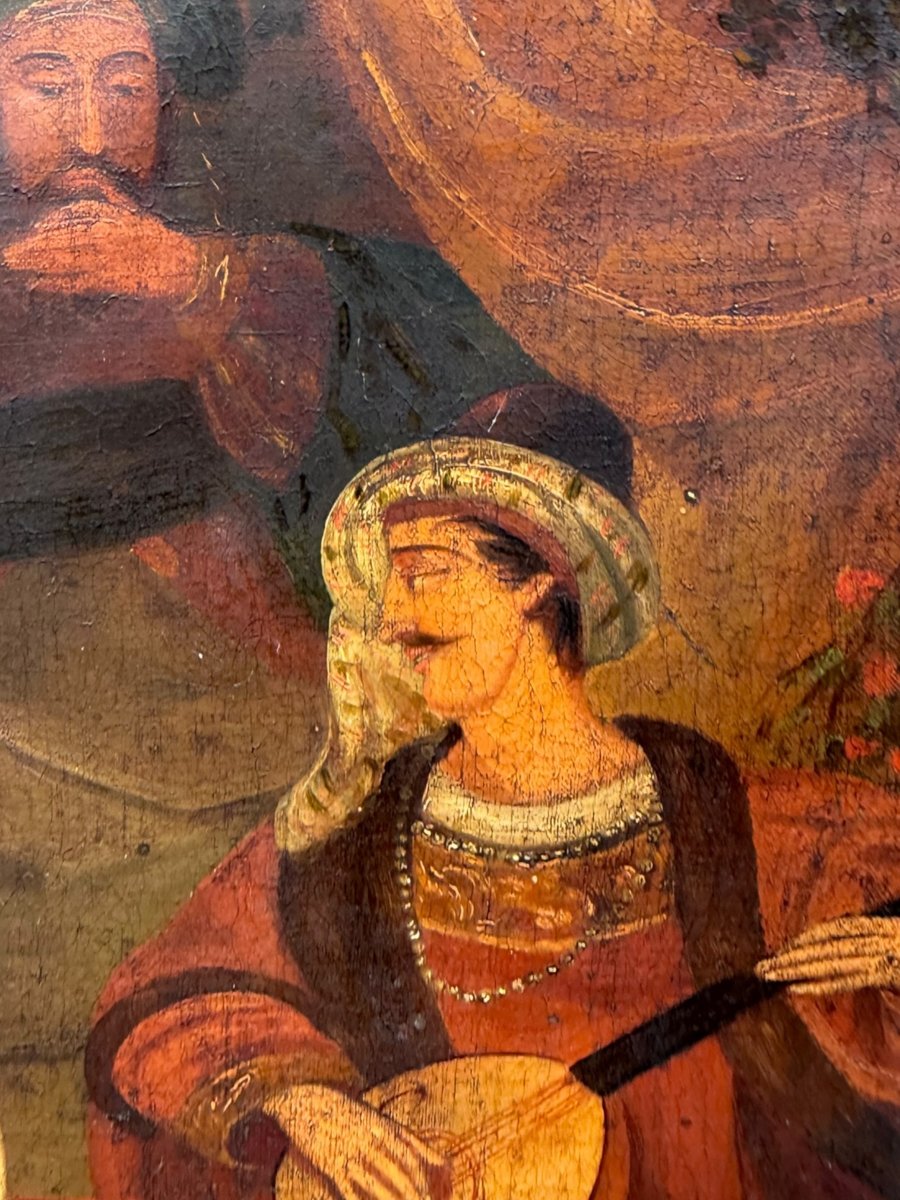 19th-century Orientalist School: A Princess In Her Palace-photo-7