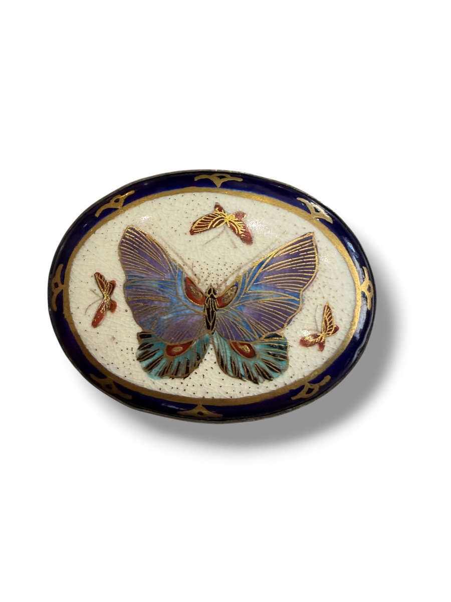 Broche émaillée papillons-photo-1