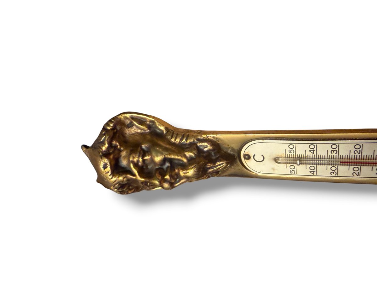 Bronze Satyr Thermometer-photo-6