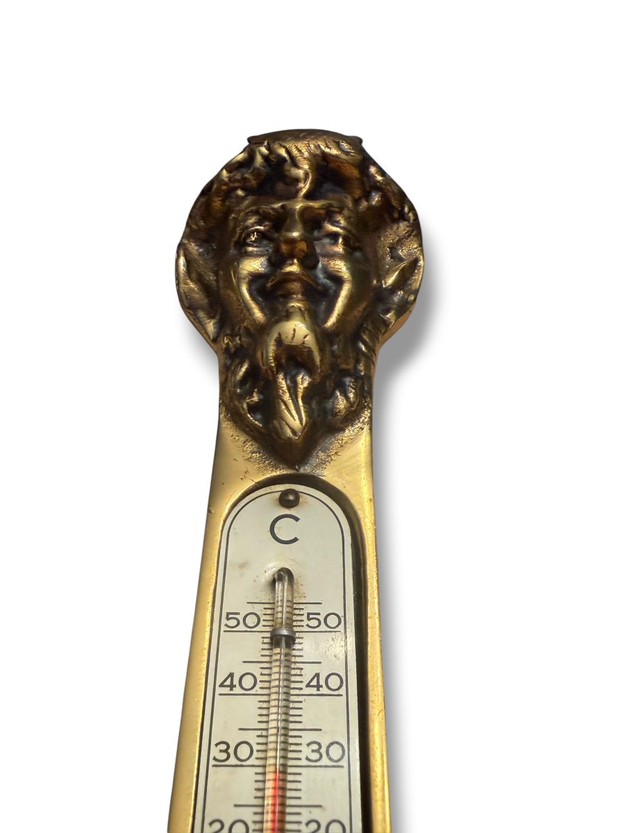 Bronze Satyr Thermometer-photo-7