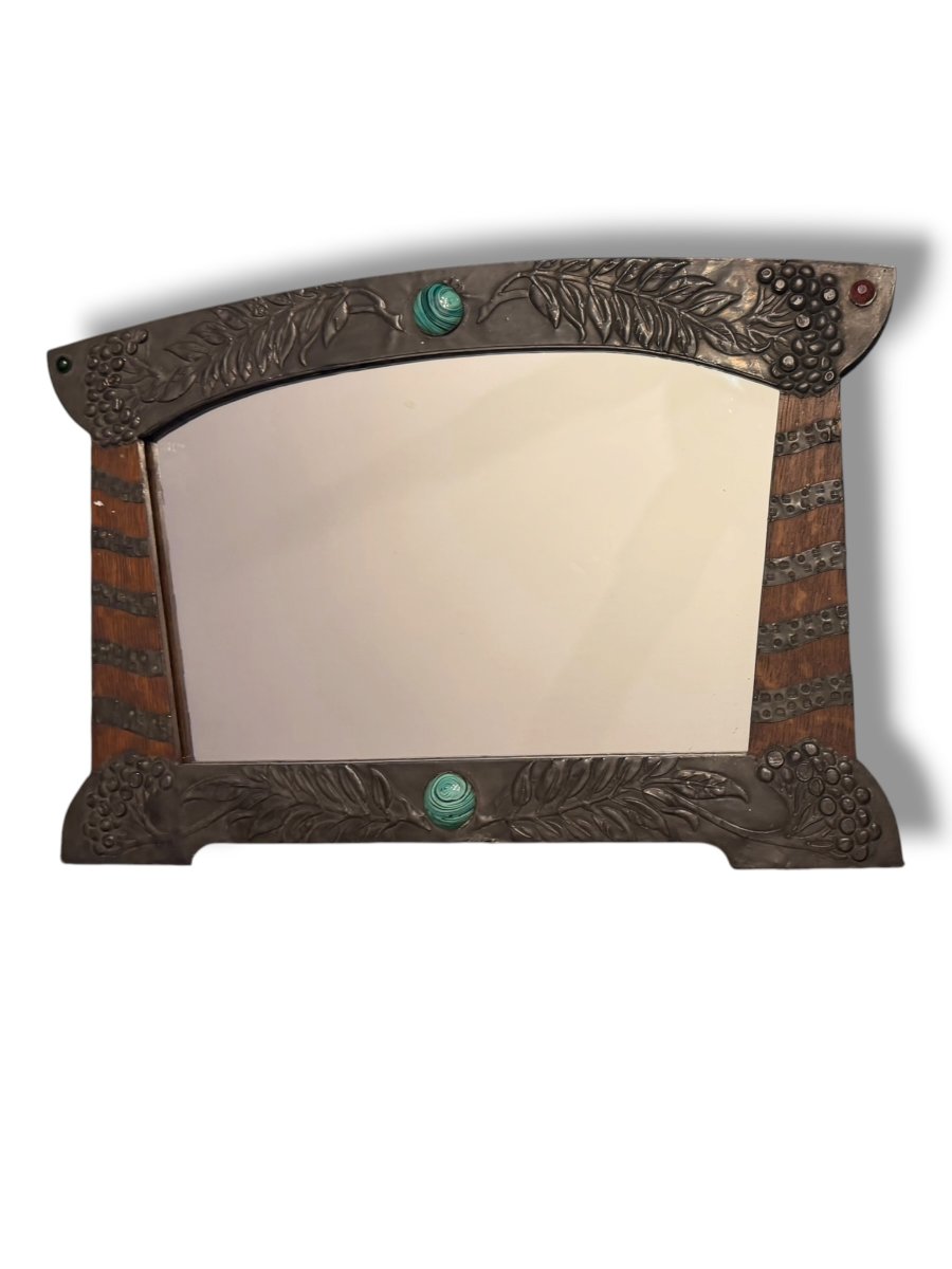 Miroir Arts and Crafts Art Nouveau-photo-7